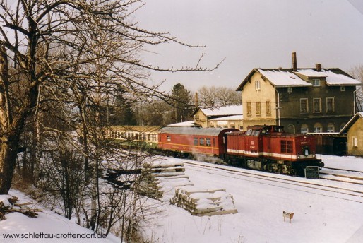 Letzter Zug in Schlettau