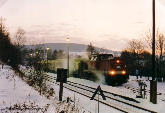 Letzter Zug in Walthersdorf